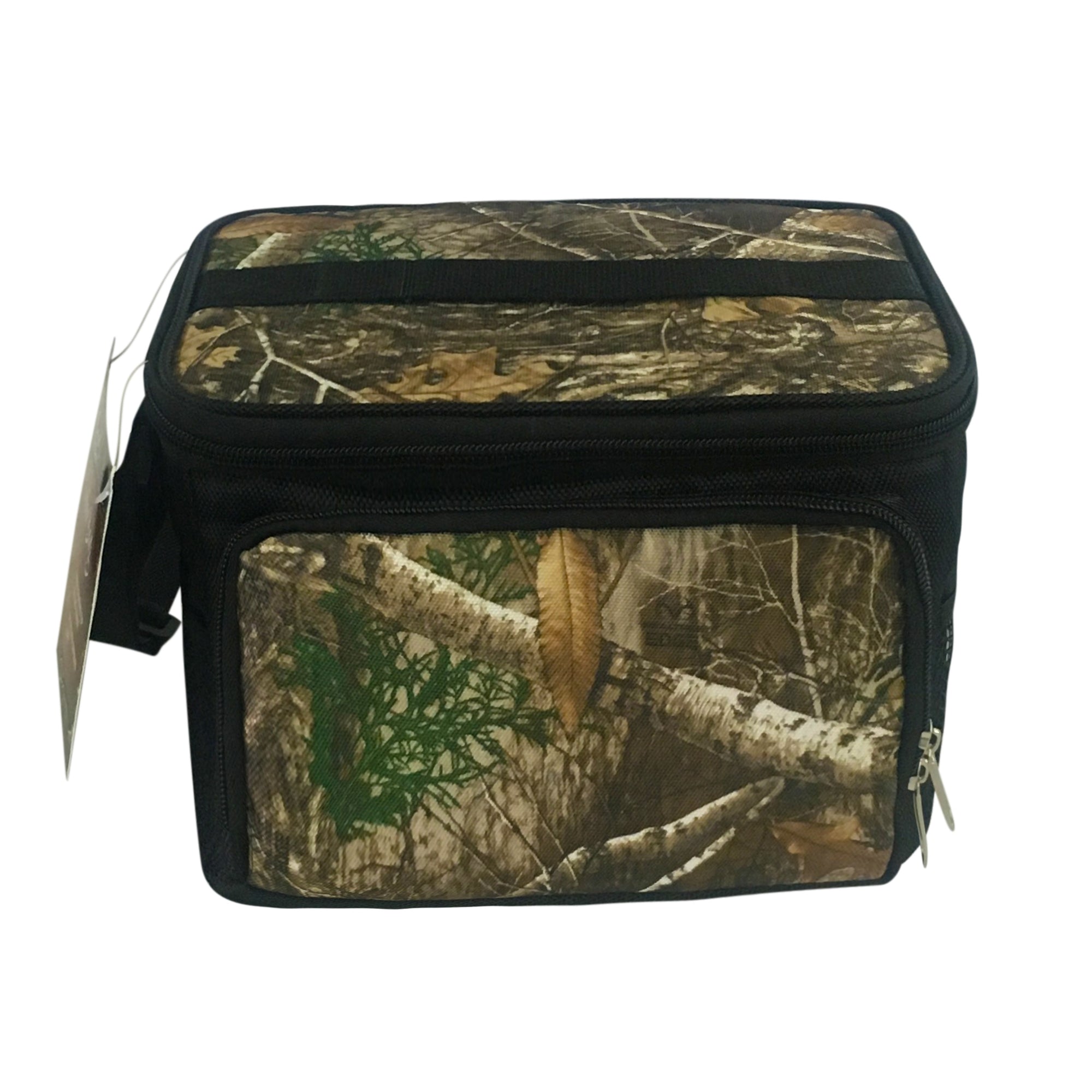 Brentwood Kool Zone CM-600 6-Can Insulated Cooler Bag with Hard Liner, Realtree Edge Camo