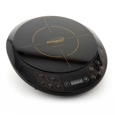 Brentwood Select TS-391 Single Electric Induction Cooktop, Black