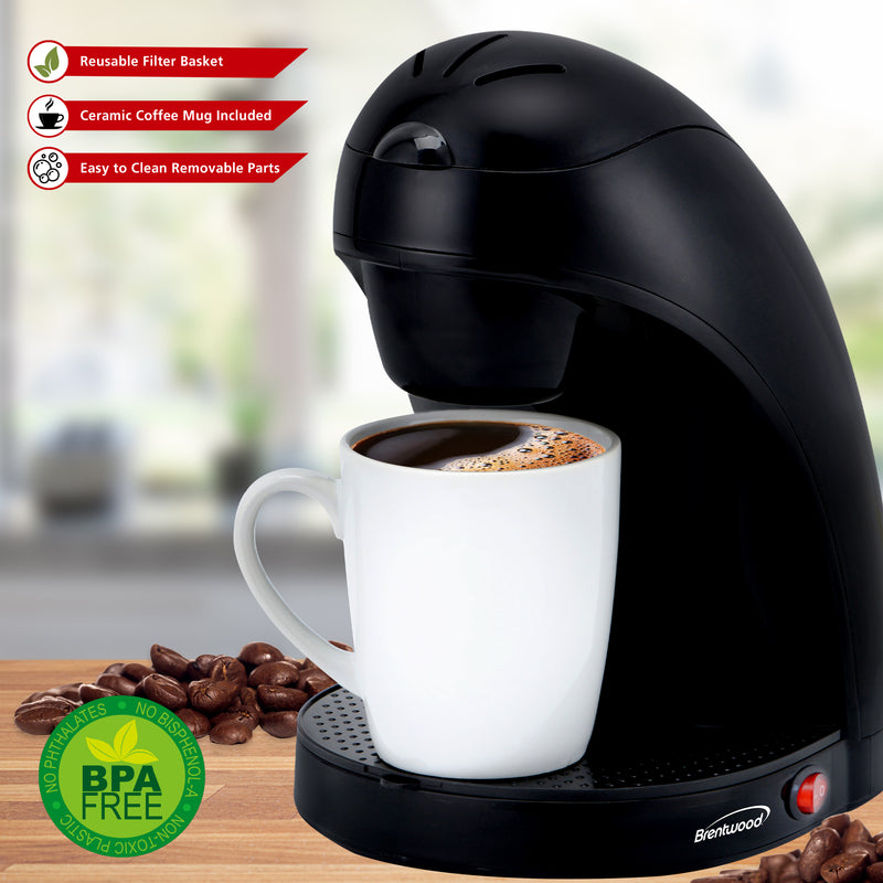 Brentwood TS-219BK 10 Cup Digital Coffee Maker, Black - Brentwood Appliances