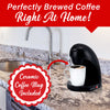 Brentwood TS-112B Single Serve Coffee Maker with Mug, Black