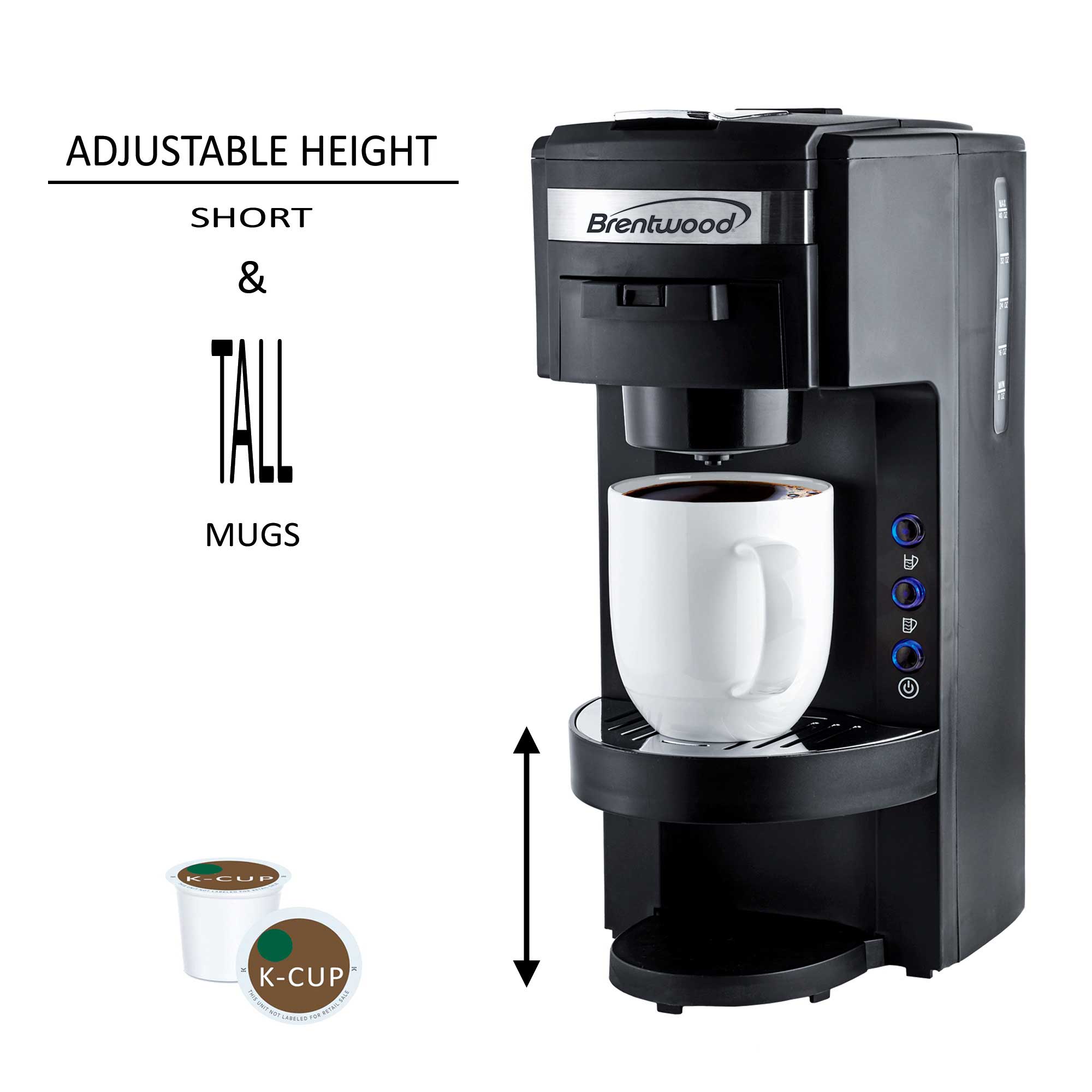 Brentwood TS-114 K-Cup® Single Serve Coffee Maker with Brentwood TS-114 K-Cup® Single Serve Coffee Maker with