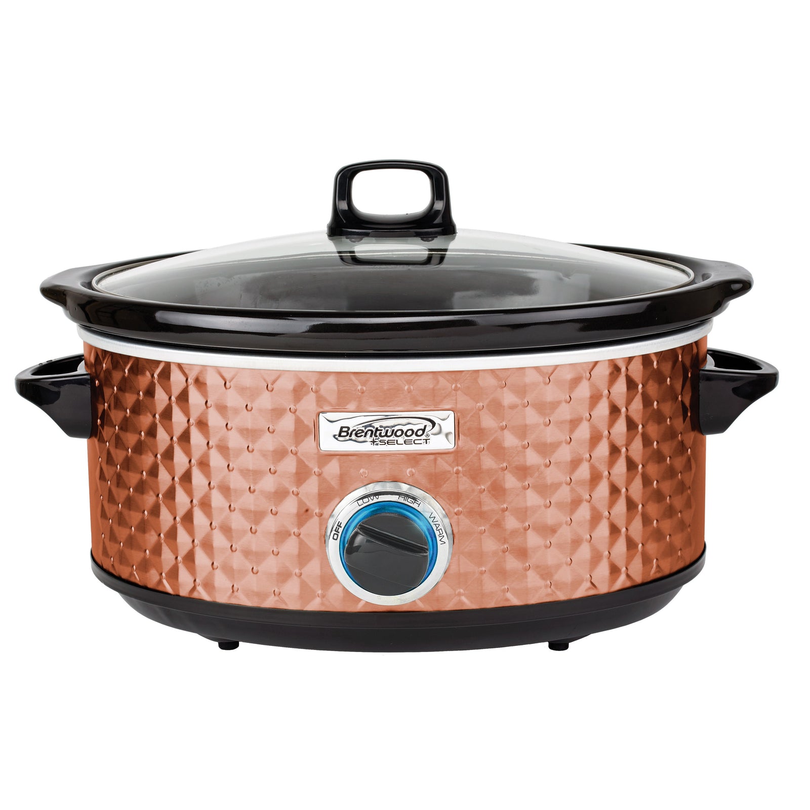 Brentwood Select SC-157C 7 Quart Slow Cooker, Copper