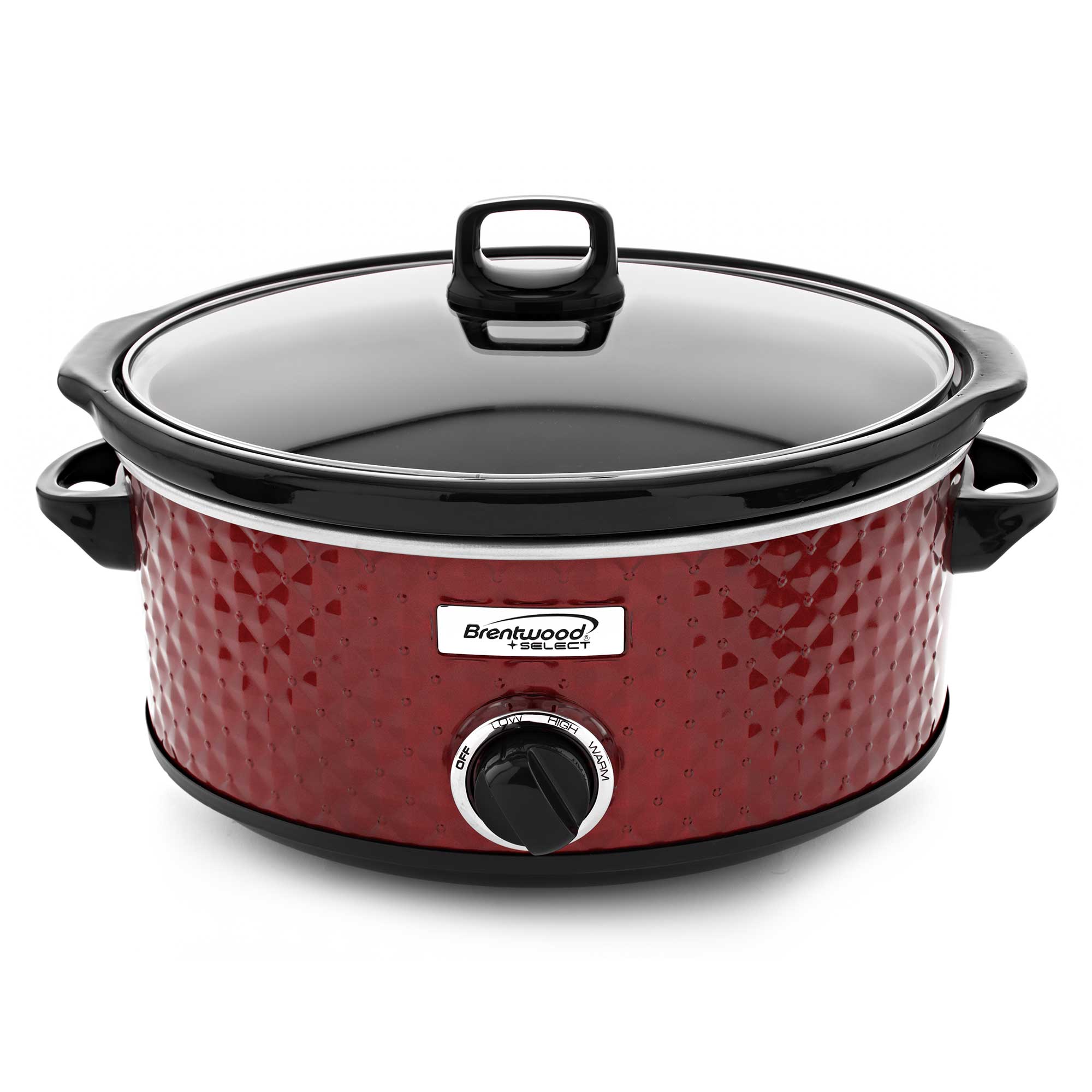 Diamond 7 Qt. Copper Slow Cooker with Tempered Glass Lid Diamond 7 Qt. Copper Slow Cooker with Tempered Glass Lid