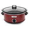 Brentwood Select SC-157R 7 Quart Slow Cooker, Red