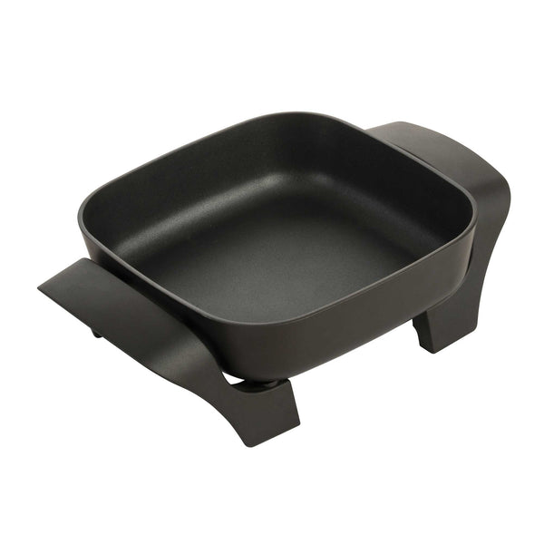 Brentwood SK46 8Inch NonStick Electric Skillet with Glass Lid, Blac