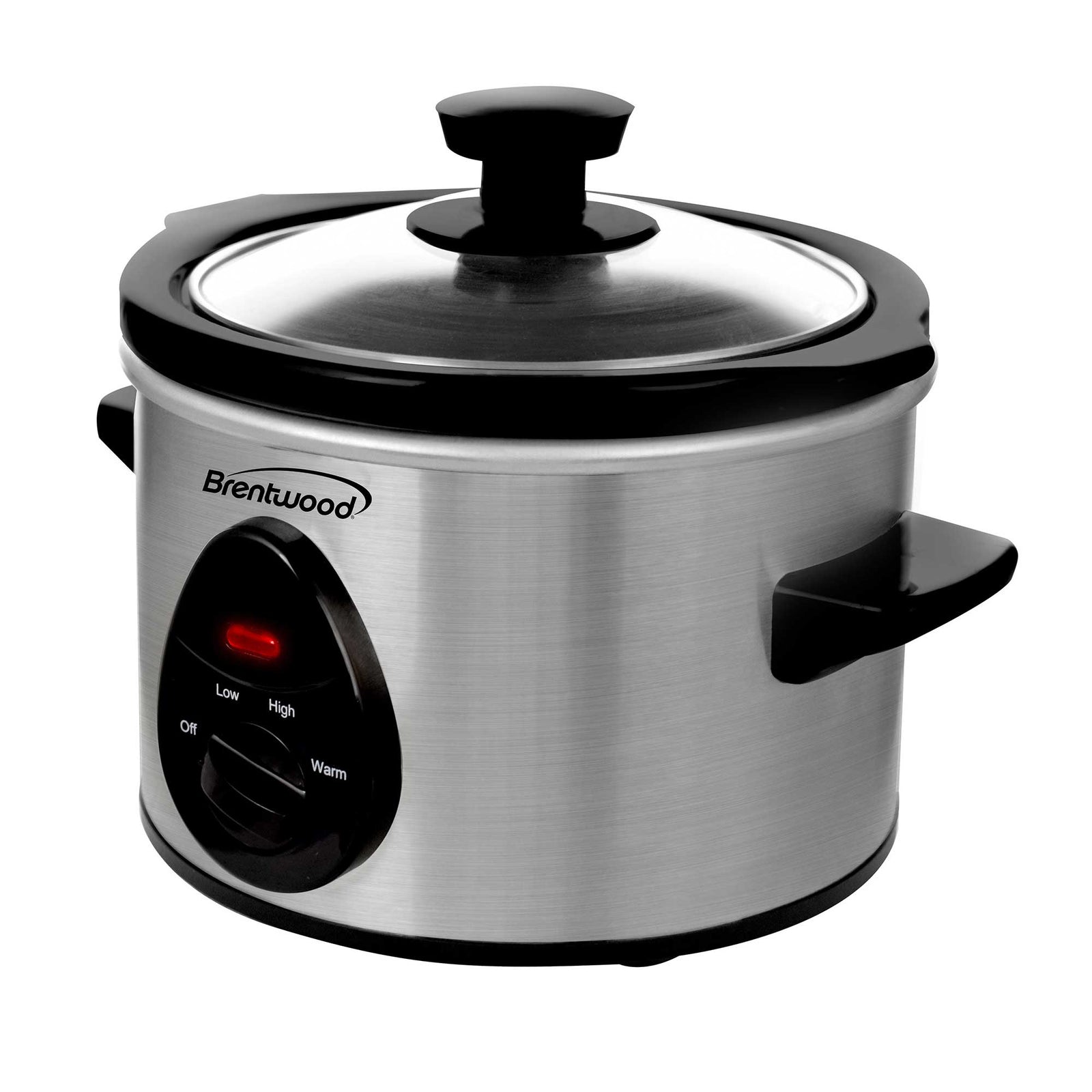 Brentwood SC-115S 1.5 Quart Slow Cooker, Stainless Steel
