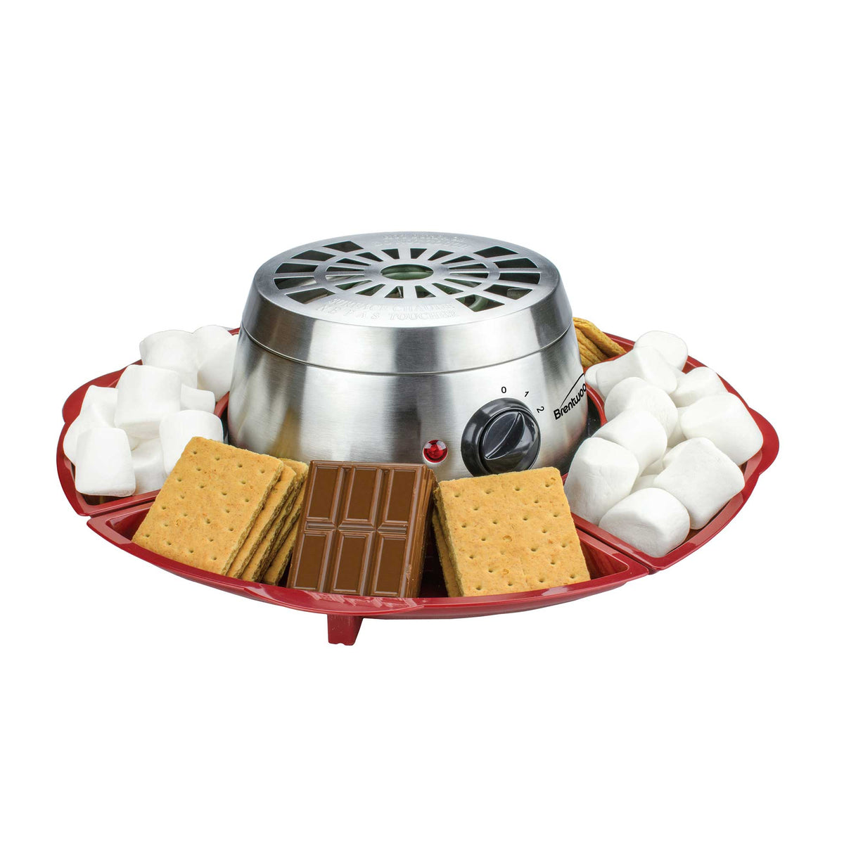 Brentwood TS-603 Indoor Electric Stainless Steel S’mores Maker with 4 ...