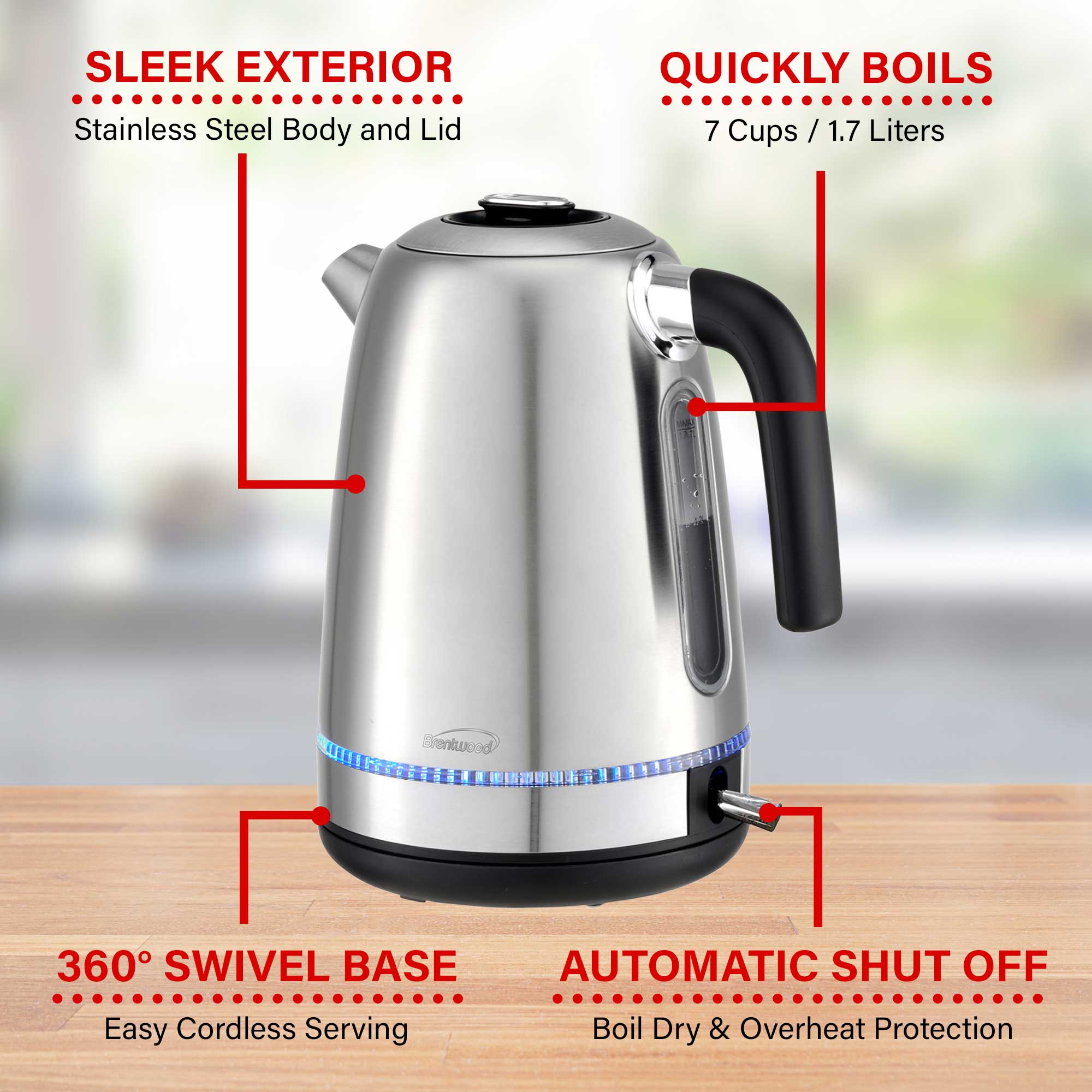 Brentwood tea kettle best sale