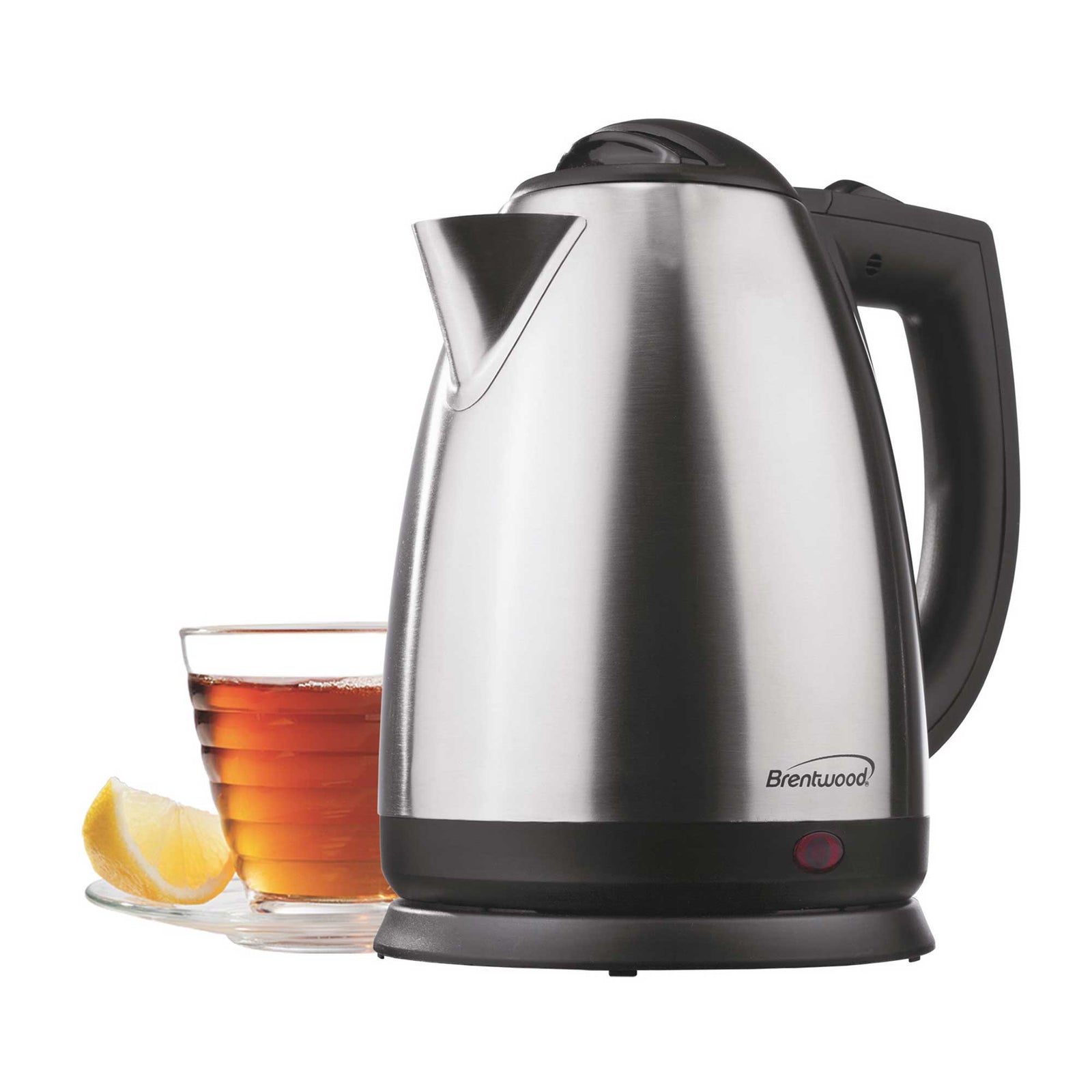  Brentwood KT-1617 1.7 Liter Cordless Electric Kettle, White:  Electric Hot Tea Machines: Home & Kitchen