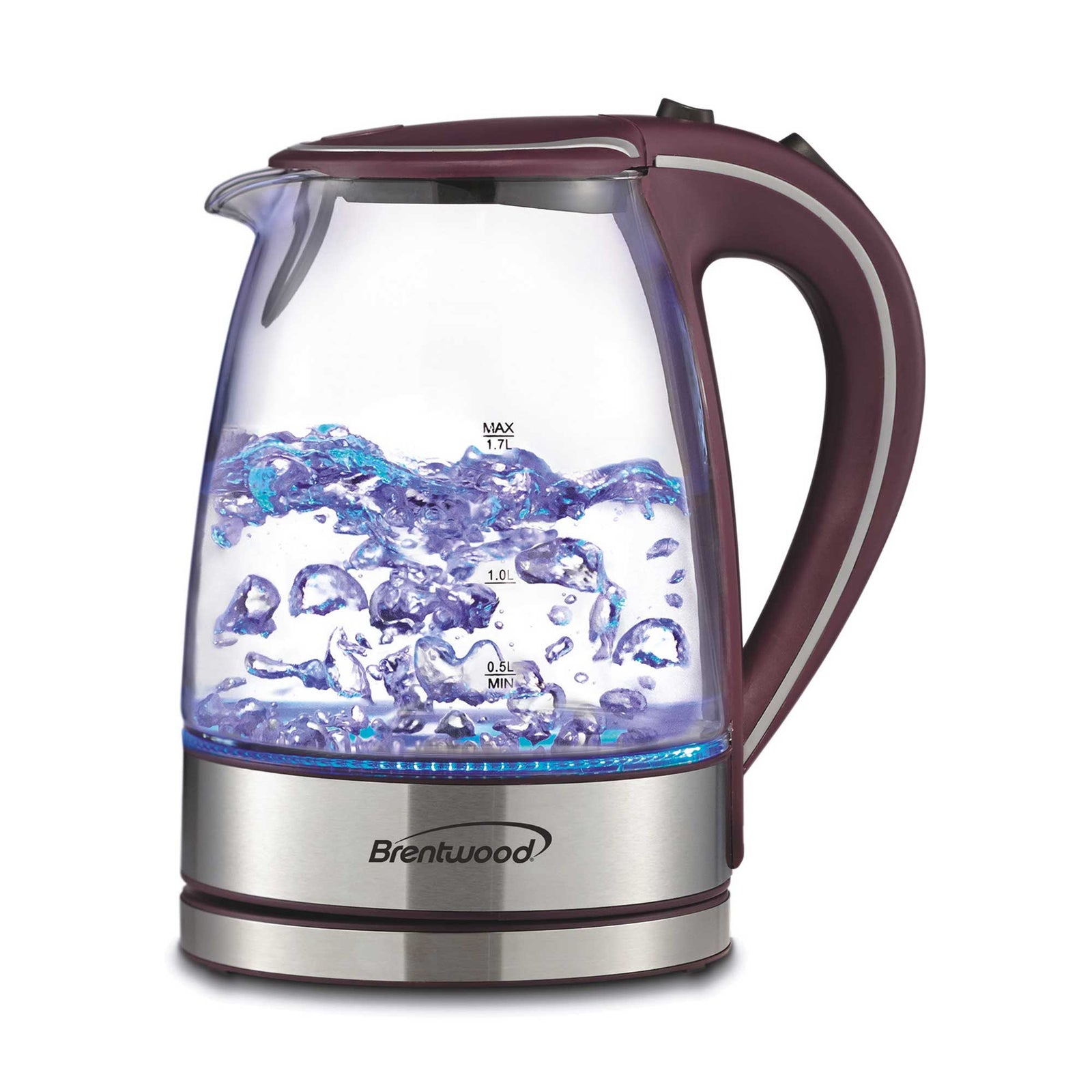 Brentwood Stainless Steel Electric Cordless Tea Kettle - 1.5-Liter KT-1780