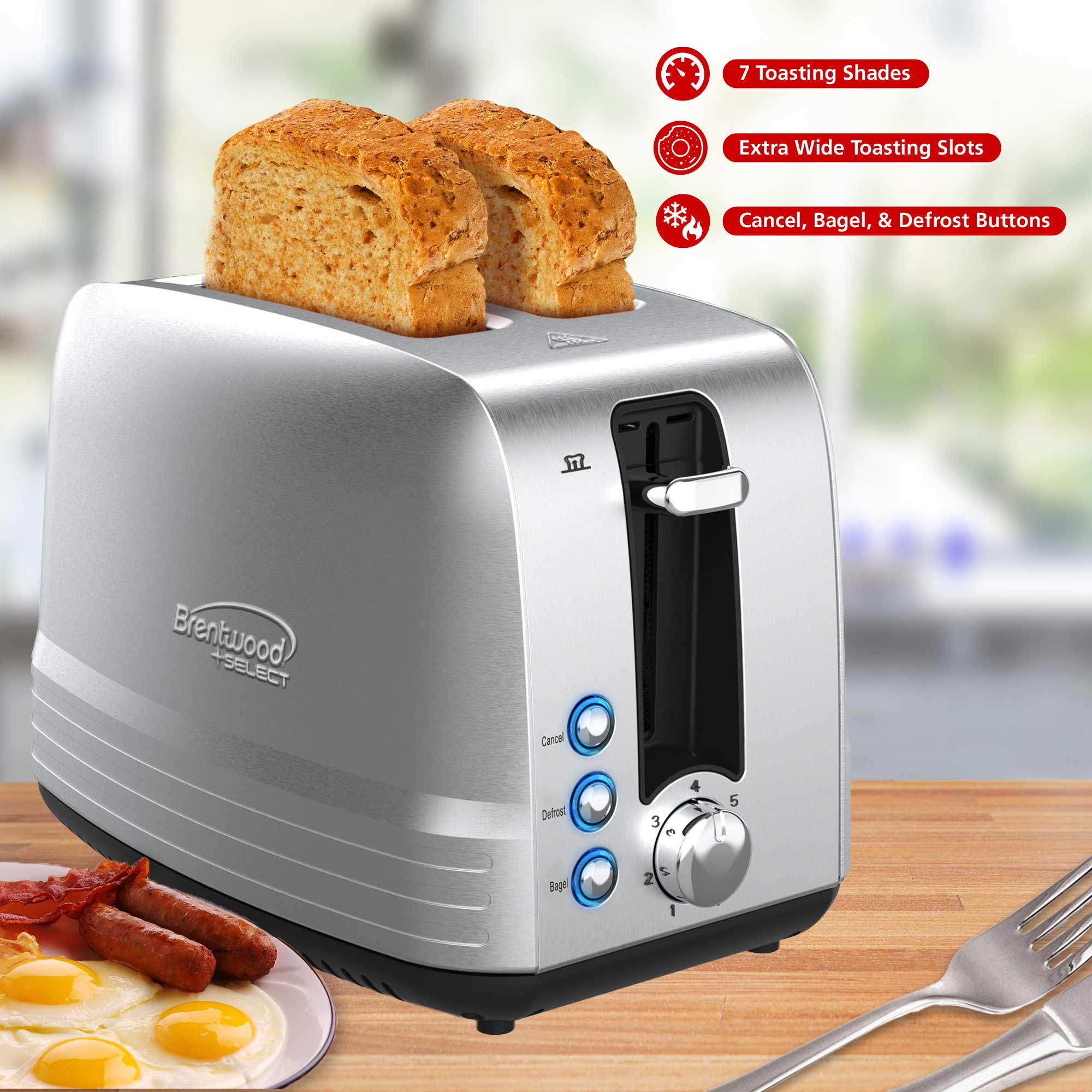 Extra wide toaster best sale