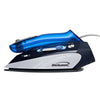 Brentwood MPI-45 1100-Watt Dual Voltage Non-Stick Travel Iron with Steam, Blue