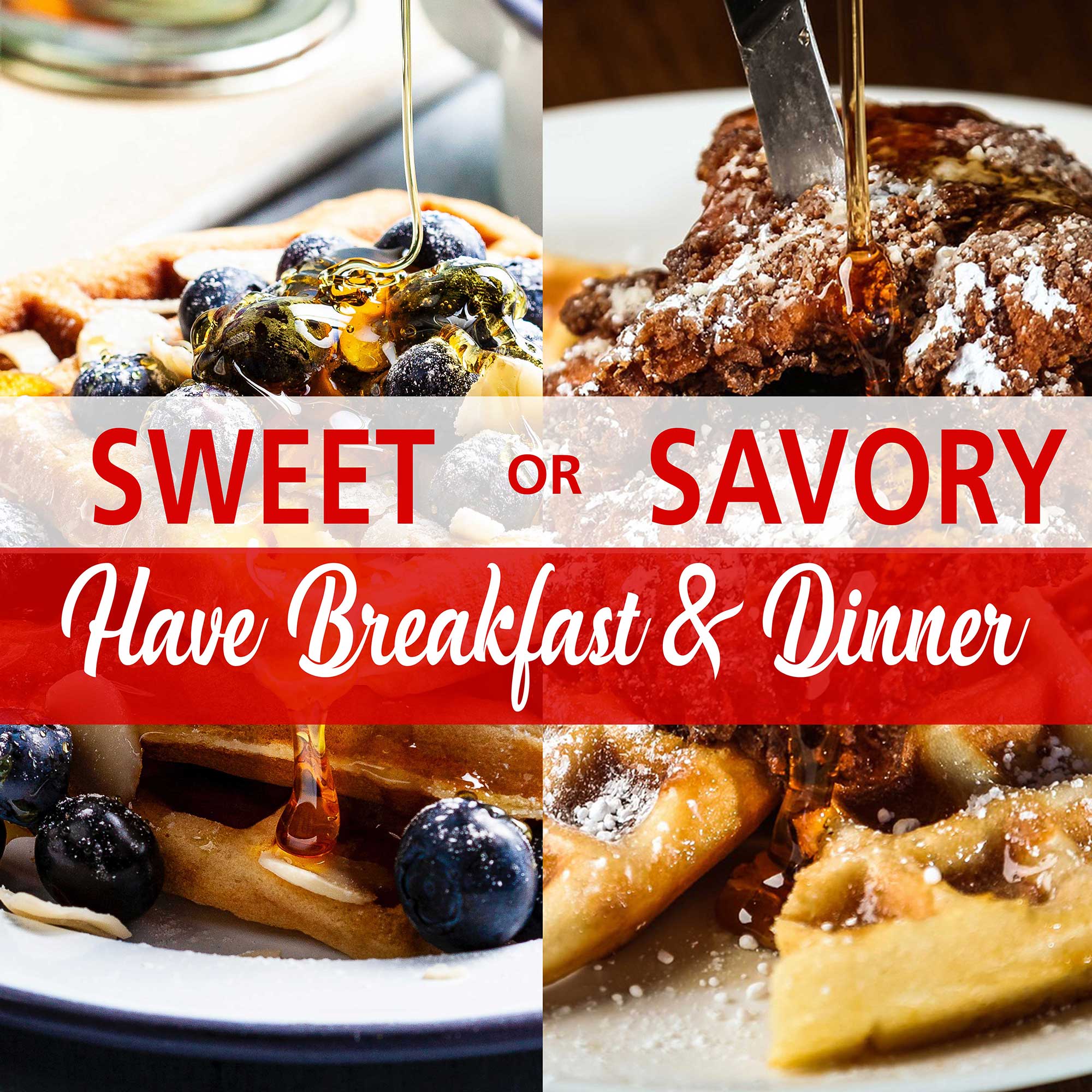 Brentwood TS-243 Non-Stick Dual Waffle Maker, Black