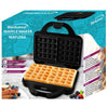 Brentwood TS-239BK Couture Purse Non-Stick Dual Waffle Maker, Black